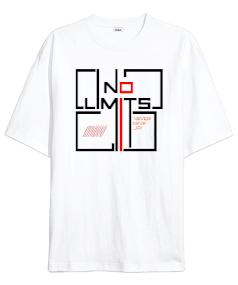 No Limits Oversize Unisex Tişört