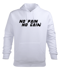 No Pain No Gain Sweatshirt Erkek Kapüşonlu Hoodie Sweatshirt