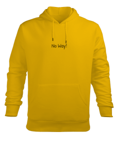 No Way Erkek Kapüşonlu Hoodie Sweatshirt