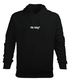 No Way Erkek Kapüşonlu Hoodie Sweatshirt