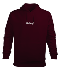 No Way Erkek Kapüşonlu Hoodie Sweatshirt