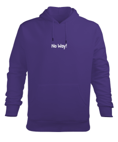 No Way Erkek Kapüşonlu Hoodie Sweatshirt