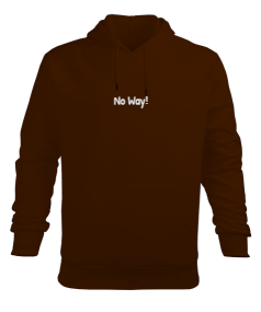 No Way Erkek Kapüşonlu Hoodie Sweatshirt