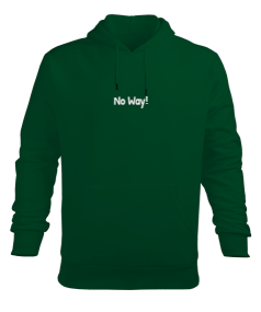 No Way Erkek Kapüşonlu Hoodie Sweatshirt