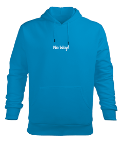 No Way Erkek Kapüşonlu Hoodie Sweatshirt