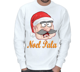 Noel Pala Tasarımlı Kışlık Sweatshirt ERKEK SWEATSHIRT