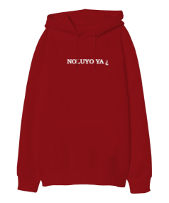 Noluyo ya Oversize Unisex Kapüşonlu Sweatshirt