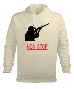 NON STOP Erkek Kapüşonlu Hoodie Sweatshirt