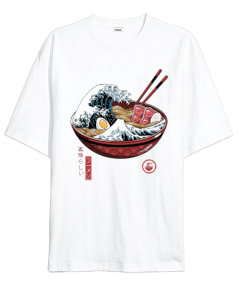 Noodle Kasesi Oversize Unisex Tişört