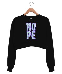 NOPE Kadın Crop Sweatshirt