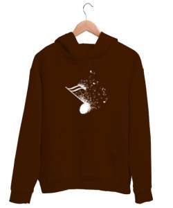 NOTA Kahverengi Unisex Kapşonlu Sweatshirt