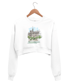 Notre Dame Kadın Crop Sweatshirt