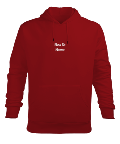 Now Or Never Erkek Kapüşonlu Hoodie Sweatshirt