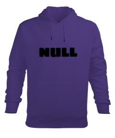 Null Erkek Kapüşonlu Hoodie Sweatshirt