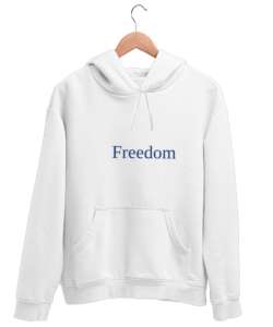 Nur Beyaz Unisex Kapşonlu Sweatshirt