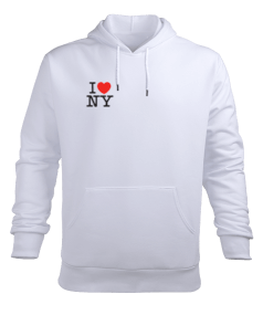 NY CITY Erkek Kapüşonlu Hoodie Sweatshirt