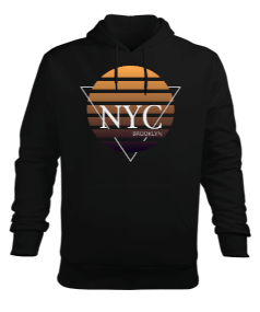 NYC brooklyn Erkek Kapüşonlu Hoodie Sweatshirt