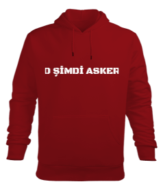 O şimdi asker Erkek Kapüşonlu Hoodie Sweatshirt