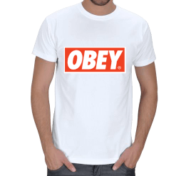 Obey T-shirt Beyaz Erkek Tişört