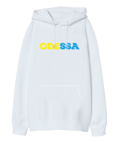 Odessa Oversize Unisex Kapüşonlu Sweatshirt