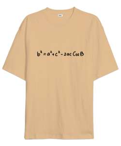 Öğretmen günü hediyesi matematik öğretmenine hediye yaratıcı öğretmenler günü hediyeleri matematik f Camel Oversize Unisex Tişört