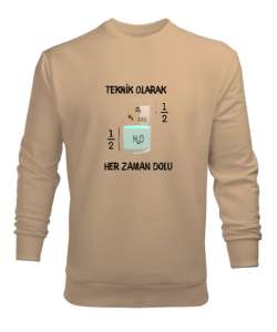 Öğretmen günü hediyesi matematik öğretmenine hediye yaratıcı öğretmenler günü hediyeleri teknik olar Camel Erkek Sweatshirt