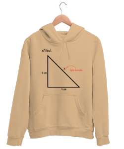 Öğretmen günü hediyesi matematik öğretmenine hediye yaratıcı öğretmenler günü hediyeleri xi bul özel Camel Unisex Kapşonlu Sweatshirt