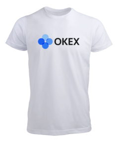 OKEX v1 Beyaz T Erkek Tişört