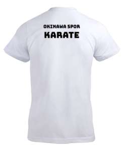 Okinawa Spor Karate Erkek Beyaz Erkek Tişört