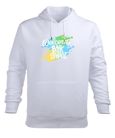 Okula hoş geldin öğretmen hediyesi Erkek Kapüşonlu Hoodie Sweatshirt