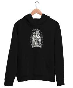 Ölüm Meleği - Angel Of Death Siyah Unisex Kapşonlu Sweatshirt