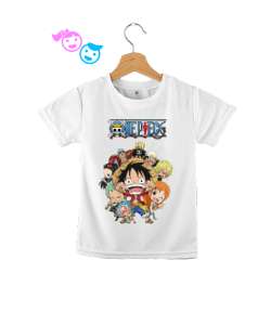 One Piece Çocuklar Beyaz Çocuk Unisex