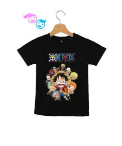 One Piece Çocuklar Siyah Çocuk Unisex