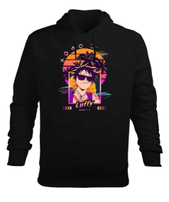 One Piece Monkey D. Luffy Anime Tasarım Baskılı Erkek Kapüşonlu Hoodie Sweatshirt