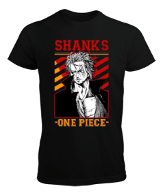 One Piece Shanks Tasarım Baskılı Erkek Tişört