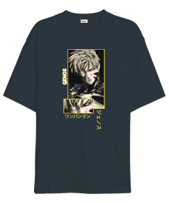 One Punch Man GENOS Baskılı Oversize Unisex Tişört