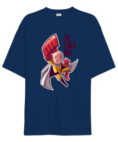 One Punch Man Saitama Baskılı Oversize Unisex Tişört