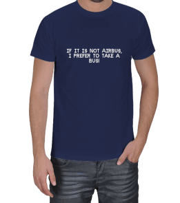 ONLY AIRBUS Uçak Tshirt Erkek Tişört