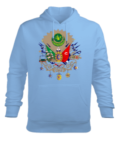 Osmanlı Arma Erkek Kapüşonlu Hoodie Sweatshirt