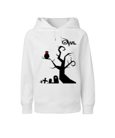 Owl Çocuk Unisex Hoodie Kapüşonlu