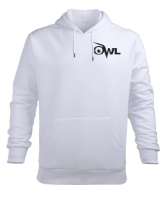 Owl Erkek Kapüşonlu Hoodie Sweatshirt