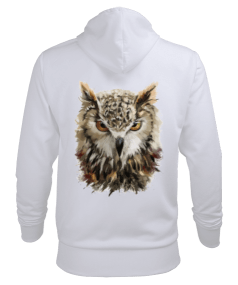 Owl Erkek Kapüşonlu Hoodie Sweatshirt