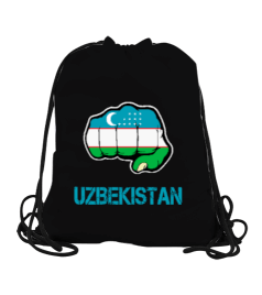 Özbekistan,uzbekistan,Ozbekiston,Özbekistan Bayrağı,Özbekistan logosu,uzbekistan flag. Büzgülü Spor Çanta