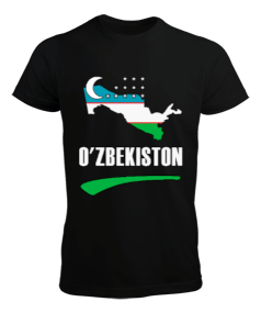 Özbekistan,uzbekistan,Ozbekiston,Özbekistan Bayrağı,Özbekistan logosu,uzbekistan flag. Erkek Tişört