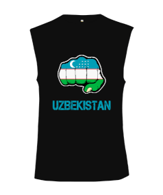 Özbekistan,uzbekistan,Ozbekiston,Özbekistan Bayrağı,Özbekistan logosu,uzbekistan flag. Kesik Kol Unisex Tişört