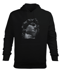 Özel Tasarım David Portresi Erkek Kapüşonlu Hoodie Sweatshirt