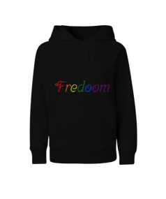 Özel Tasarım Yazılı - Fredoom Çocuk Unisex Hoodie Kapüşonlu - Thumbnail