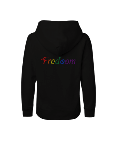 Özel Tasarım Yazılı - Fredoom Çocuk Unisex Hoodie Kapüşonlu