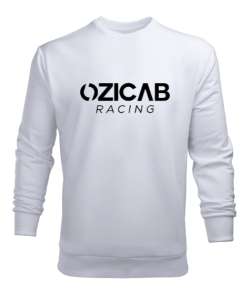 Ozicab Racing Beyaz Erkek Sweatshirt