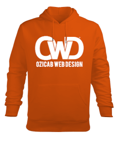 Ozicab Web Design Logolu Erkek Kapüşonlu Hoodie Sweatshirt